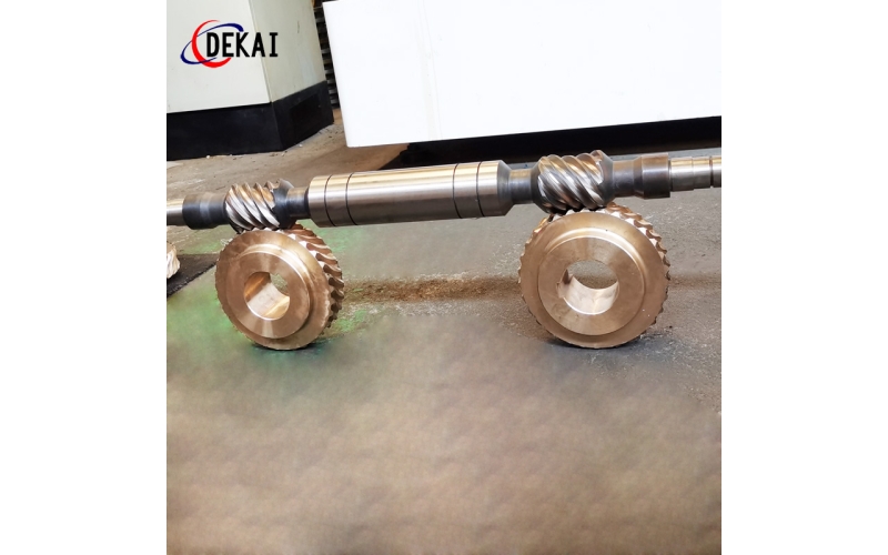 8個頭雙絲蝸桿錐面包絡(luò)A135鋼廠用